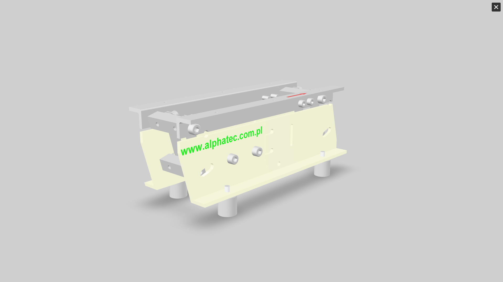Napęd liniowy <br />WIB/L/YQ-450D <br />Max. obciążenie 10 kg